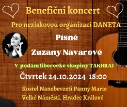 BENEFICE PRO DANETU - Zuzana Navarová pomáhá